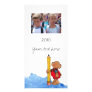 Back to school photocard personalized photo card