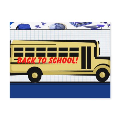 Back to School Postcard by mannybell