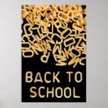 Back to school poster posters