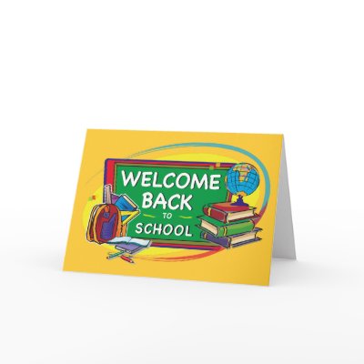 Back to School Welcome Card by SBCSTUDIO