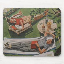 Back Yard Bliss Mousepads