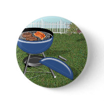 Back Yard with Fence, Tree & Grill Button