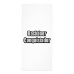 Backdoor Conquistador rack cards
