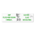 Backdoor Slave Reparations bumper stickers