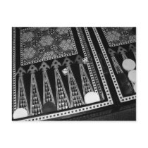 Backgammon Board Postcard