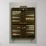 Backgammon game board posters