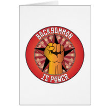 Backgammon Is Power Greeting Card