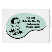 Backgammon Player Voice Card