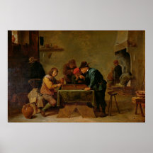Backgammon Players, c.1640-45 Posters