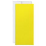 Background Color - Yellow Custom Rack Cards
