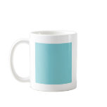 Background Colour - Aqua Coffee Mugs