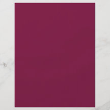 Background Colour - Burgundy Personalized Flyer