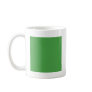 Background Colour - Chartreuse Coffee Mugs