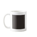 Background Colour - Chocolate Brown Coffee Mug