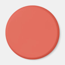 Background Colour - Coral Fridge Magnets