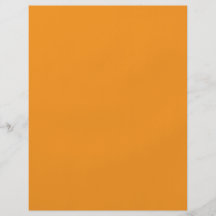 Background Colour - Orange Custom Flyer