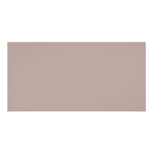 Background Colour - Taupe Photo Card Template