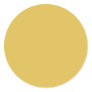 Background Colour Template Yellow Gold Round Stickers
