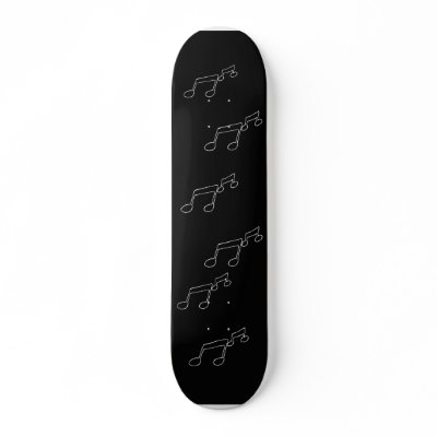 Background Notes Skateboard by Cool_Kats