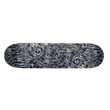 Background of safety pins custom skateboard