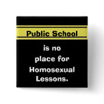 background, Public School, is no , place for, H... buttons