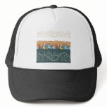 background with fairytale characters mesh hats