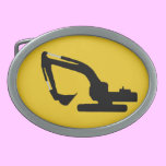 Backhoe belt buckles