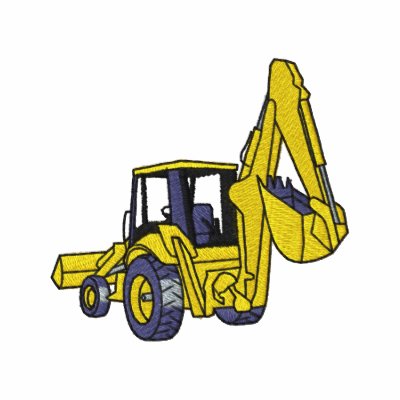 Backhoe by ZazzleEmbroidery