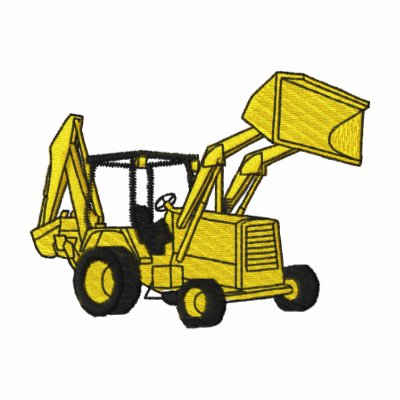 Backhoe Loader by ZazzleEmbroidery