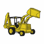Backhoe Loader embroidered shirts