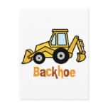 Backhoe postcards
