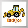 Backhoe Posters