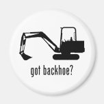 Backhoe Refrigerator Magnet