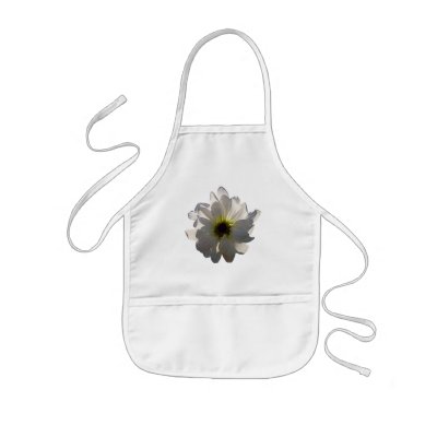 Backlit White Daisy Aprons by SusanSavad