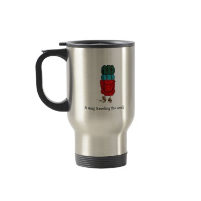 Backpacker Travellers Mug by J32Teez