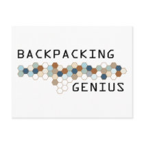 Backpacking Genius Postcard
