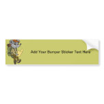 Backpacking Mouse Bumper Sticker