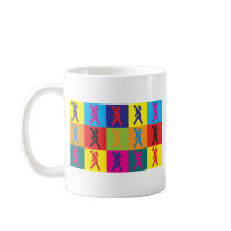 Backpacking Pop Art Coffee Mugs