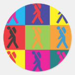 Backpacking Pop Art Sticker