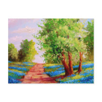 Backroad Bluebonnets Post Card