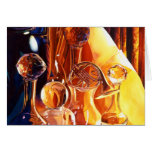"Backstage" Musical Instruments & Glass Art Cards