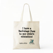Backstage Pass tote bag