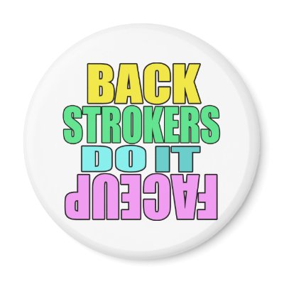 Backstrokers do it face up by swimtowin
