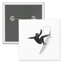 Backward Wipeout Pinback Buttons