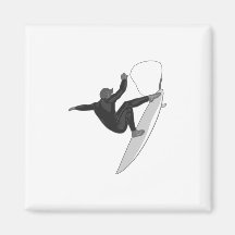 Backward Wipeout Refrigerator Magnets