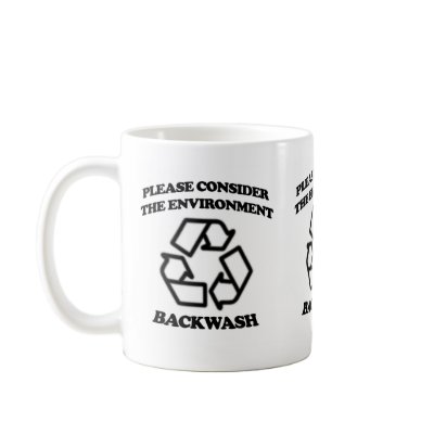Backwash Recycling Coffee Mug by zKeletenz