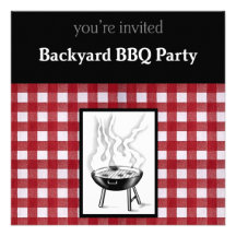 Backyard BBQ Invitation