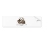 Backyard Beekeeper Inside (Beehive In Garden) Bumper Stickers
