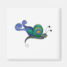 Backyard Buggies · Blue & Green Butterfly Refrigerator Magnets