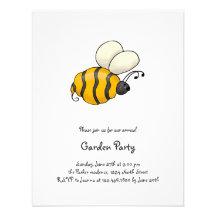 Backyard Buggies · Bumblebee Personalised Invitations